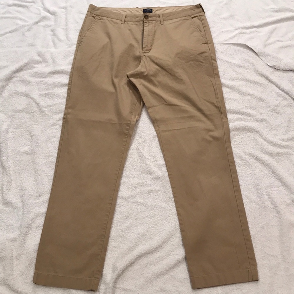 Bundle Of 3 Jcrew Sutton Summer Khakis 33”X32” - image 3